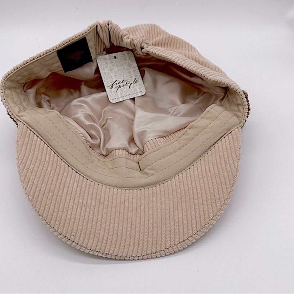 NWT Free People Peter Grimm Ivory Embellished Military Hat One Size - Picture 9 of 11